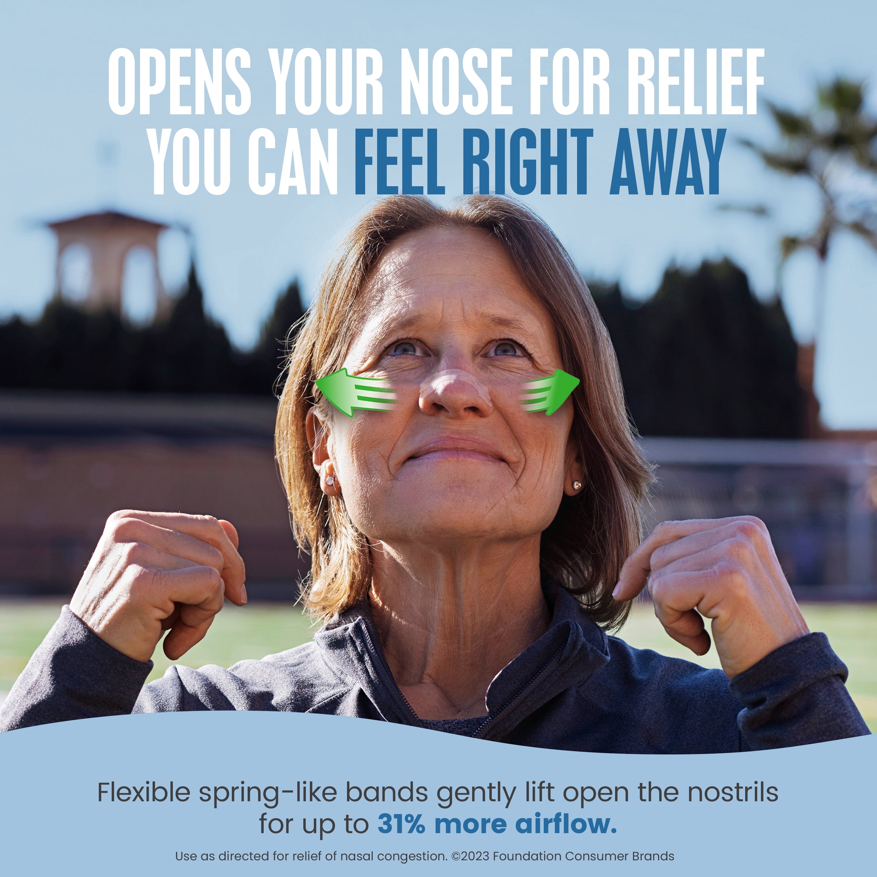 Nose strips to breathe better at night